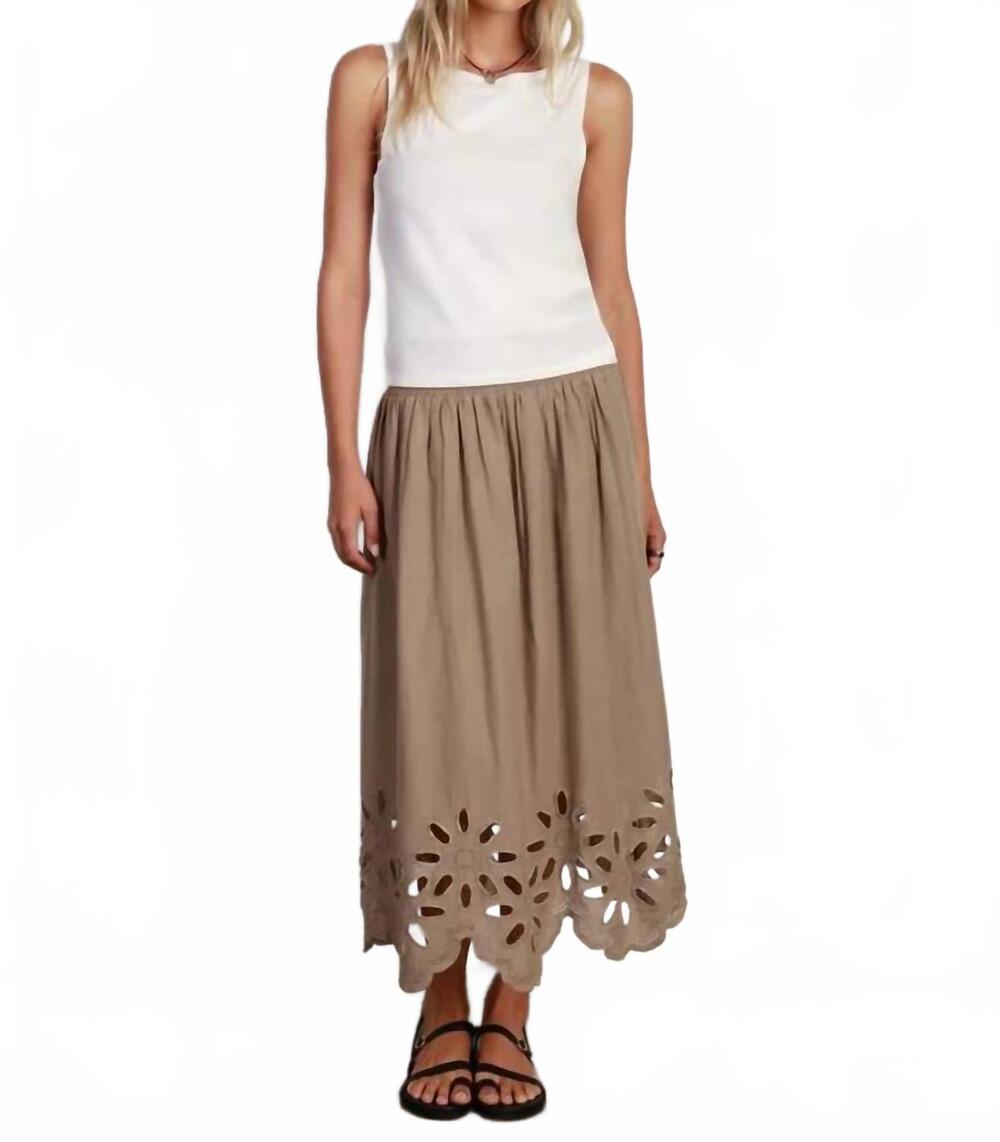 NEW DYLAN anna skirt in olive